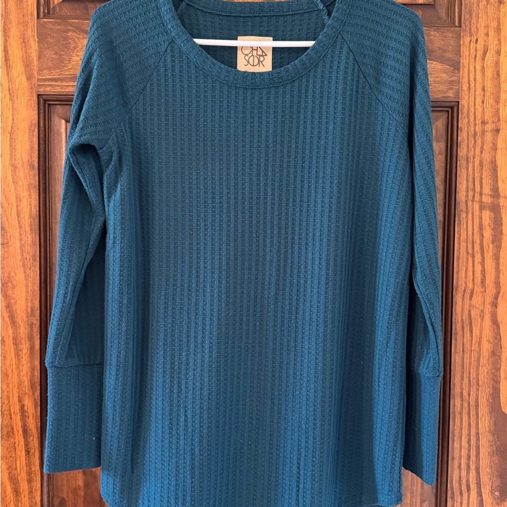 Teal Long Sleeve Top